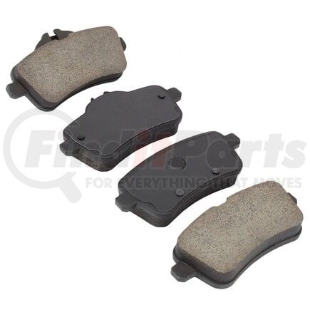 MPA Electrical 1003-1630AM Quality-Built Black Series Semi-Metallic Brake Pads