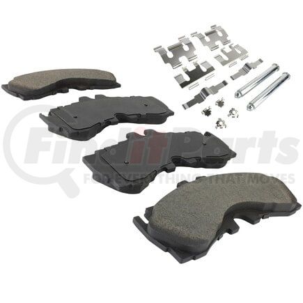 MPA Electrical 1003-2062M Quality-Built Black Series Semi-Metallic Brake Pads