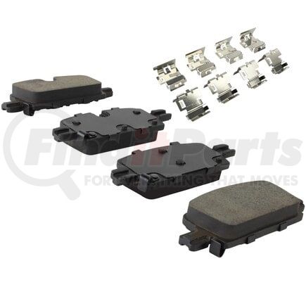 MPA Electrical 1003-2174C Quality-Built Black Series Ceramic Brake Pads w/ Hardware