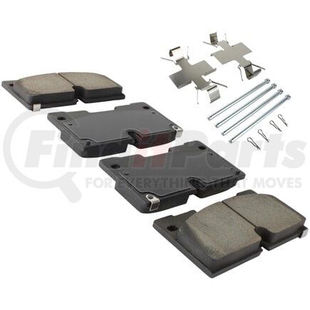 MPA Electrical 1003-2173C Quality-Built Black Series Ceramic Brake Pads