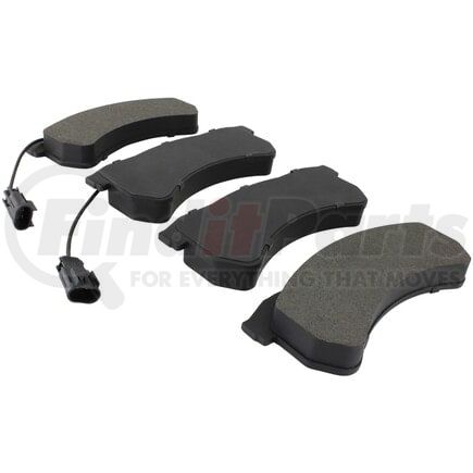MPA Electrical 1003-2175M Quality-Built Black Series Semi-Metallic Brake Pads