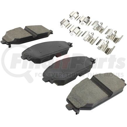 MPA Electrical 1003-2179C Quality-Built Black Series Ceramic Brake Pads w/ Hardware