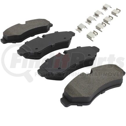 MPA Electrical 1003-2201M Quality-Built Black Series Semi-Metallic Brake Pads