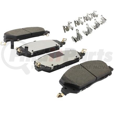 MPA Electrical 1003-2229C Quality-Built Black Series Ceramic Brake Pads w/ Hardware