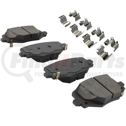 MPA Electrical 1003-2447M Quality-Built Black Series Semi-Metallic Brake Pads