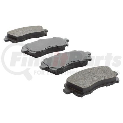 MPA Electrical 1000-0721M Quality-Built Disc Brake Pad Set - Semi-Metallic