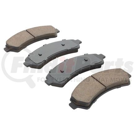 MPA Electrical 1000-0726C Quality-Built Disc Brake Pad Set - Ceramic