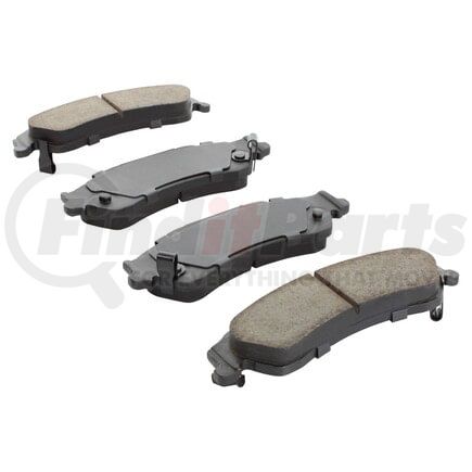 MPA Electrical 1000-0729M Quality-Built Disc Brake Pad Set - Semi-Metallic