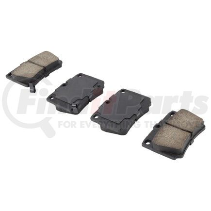 MPA Electrical 1000-0733C Quality-Built Disc Brake Pad Set - Ceramic
