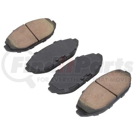 MPA Electrical 1000-0748C Quality-Built Disc Brake Pad Set - Ceramic