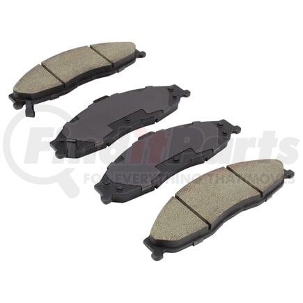 MPA Electrical 1000-0749C Quality-Built Disc Brake Pad Set - Ceramic