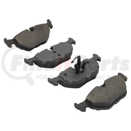 MPA Electrical 1000-0763M Quality-Built Disc Brake Pad Set - Semi-Metallic