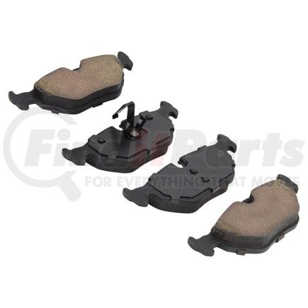 MPA Electrical 1000-0763C Quality-Built Disc Brake Pad Set - Ceramic