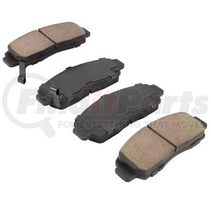 MPA Electrical 1000-0787M Quality-Built Disc Brake Pad Set - Semi-Metallic