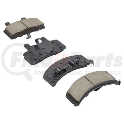 MPA Electrical 1000-0789M Quality-Built Disc Brake Pad Set - Semi-Metallic