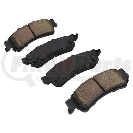 MPA Electrical 1000-0792C Quality-Built Disc Brake Pad Set - Ceramic