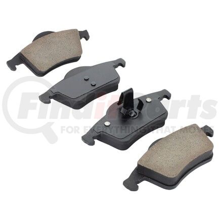 MPA Electrical 1000-0795C Quality-Built Disc Brake Pad Set - Ceramic