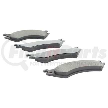 MPA Electrical 1000-0802M Quality-Built Disc Brake Pad Set - Semi-Metallic