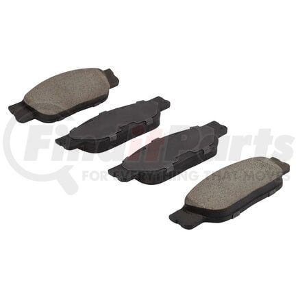 MPA Electrical 1000-0805C Quality-Built Disc Brake Pad Set - Ceramic