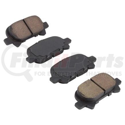 MPA Electrical 1000-0828C Quality-Built Disc Brake Pad Set - Ceramic