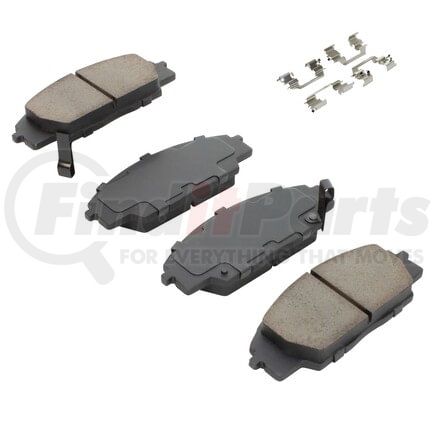 MPA Electrical 1000-0829C Quality-Built Disc Brake Pad Set - Ceramic