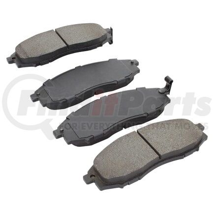MPA Electrical 1000-0830C Quality-Built Disc Brake Pad Set - Ceramic