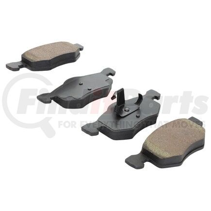 MPA Electrical 1000-0843C Quality-Built Disc Brake Pad Set - Ceramic