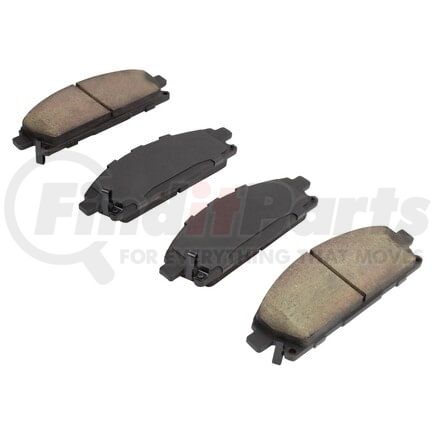 MPA Electrical 1000-0855C Quality-Built Disc Brake Pad Set - Ceramic