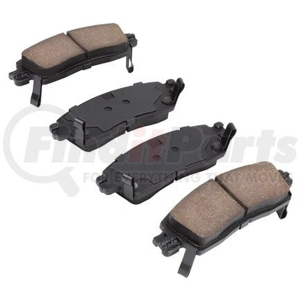 MPA Electrical 1000-0883C Quality-Built Disc Brake Pad Set - Ceramic