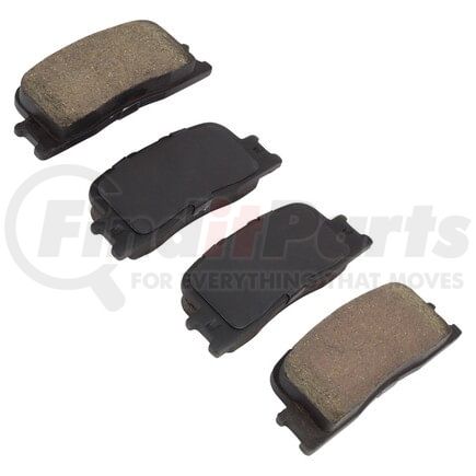 MPA Electrical 1000-0885C Quality-Built Disc Brake Pad Set - Ceramic