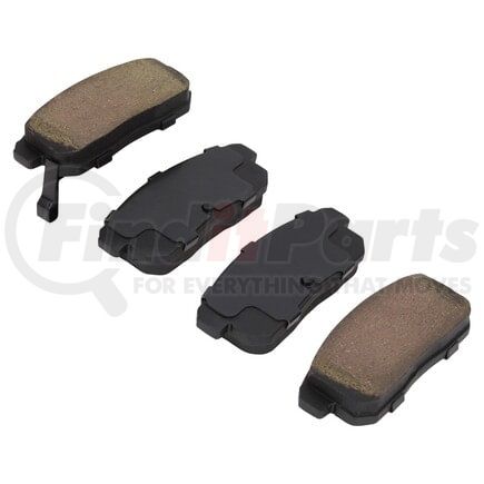 MPA Electrical 1000-0900M Quality-Built Disc Brake Pad Set - Semi-Metallic
