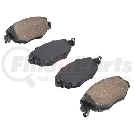 MPA Electrical 1000-0910C Quality-Built Disc Brake Pad Set - Ceramic