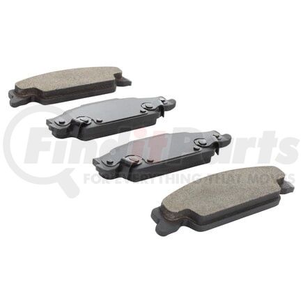 MPA Electrical 1000-0922M Quality-Built Disc Brake Pad Set - Semi-Metallic