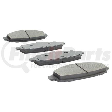 MPA Electrical 1000-0931M Quality-Built Disc Brake Pad Set - Semi-Metallic
