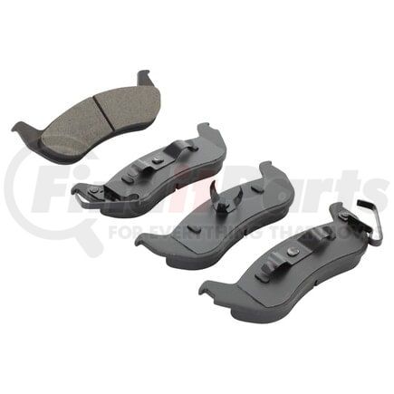 MPA Electrical 1000-0932M Quality-Built Disc Brake Pad Set - Semi-Metallic
