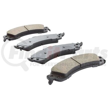 MPA Electrical 1000-0975C Quality-Built Disc Brake Pad Set - Ceramic