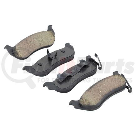 MPA Electrical 1000-0981C Quality-Built Disc Brake Pad Set - Ceramic