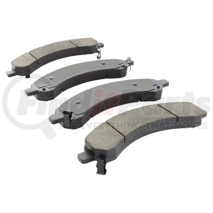 MPA Electrical 1000-0989M Quality-Built Disc Brake Pad Set - Semi-Metallic