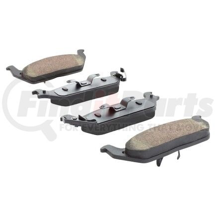 MPA Electrical 1000-1012M Quality-Built Disc Brake Pad Set - Semi-Metallic