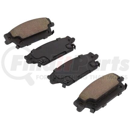 MPA Electrical 1000-1020C Quality-Built Disc Brake Pad Set - Ceramic