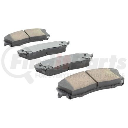 MPA Electrical 1000-1056C Quality-Built Disc Brake Pad Set - Ceramic