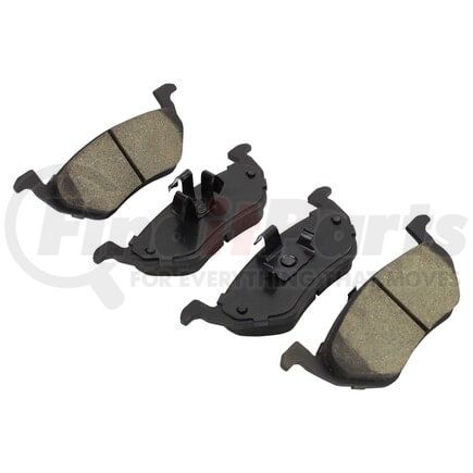 MPA Electrical 1000-1055M Quality-Built Disc Brake Pad Set - Semi-Metallic