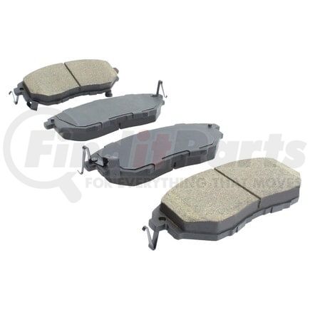 MPA Electrical 1000-1078C Quality-Built Disc Brake Pad Set - Ceramic