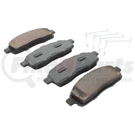 MPA Electrical 1000-1083C Quality-Built Disc Brake Pad Set - Ceramic