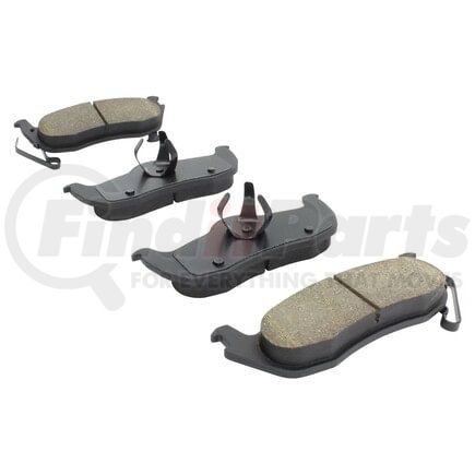 MPA Electrical 1000-1087C Quality-Built Disc Brake Pad Set - Ceramic