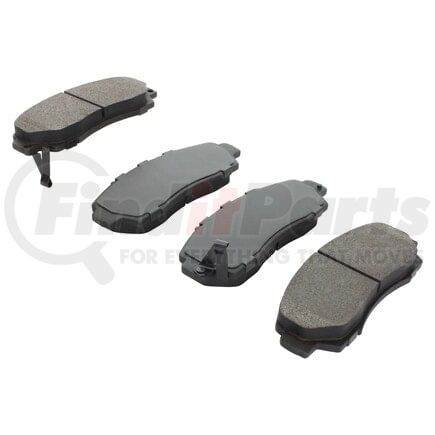 MPA Electrical 1000-1089M Quality-Built Disc Brake Pad Set - Semi-Metallic