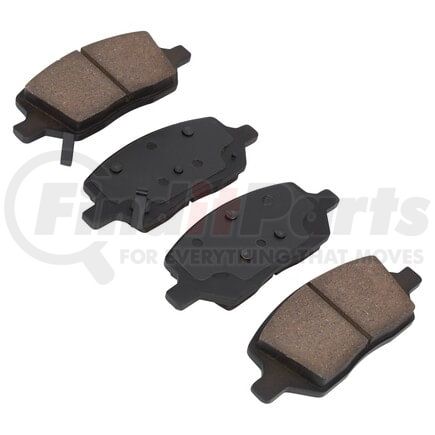 MPA Electrical 1000-1093M Quality-Built Disc Brake Pad Set - Semi-Metallic