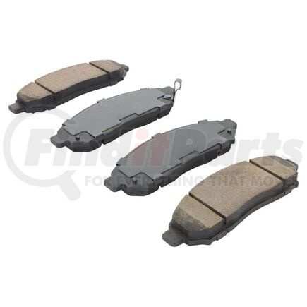 MPA Electrical 1000-1094M Quality-Built Disc Brake Pad Set - Semi-Metallic