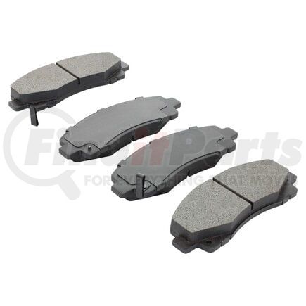 MPA Electrical 1000-1102M Quality-Built Disc Brake Pad Set - Semi-Metallic