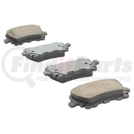 MPA Electrical 1000-1108C Quality-Built Disc Brake Pad Set - Ceramic